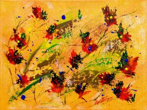 Elles dansent aux vents, 18 x 24