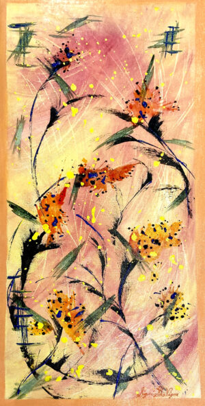 Vive le printemps! II, 36x18